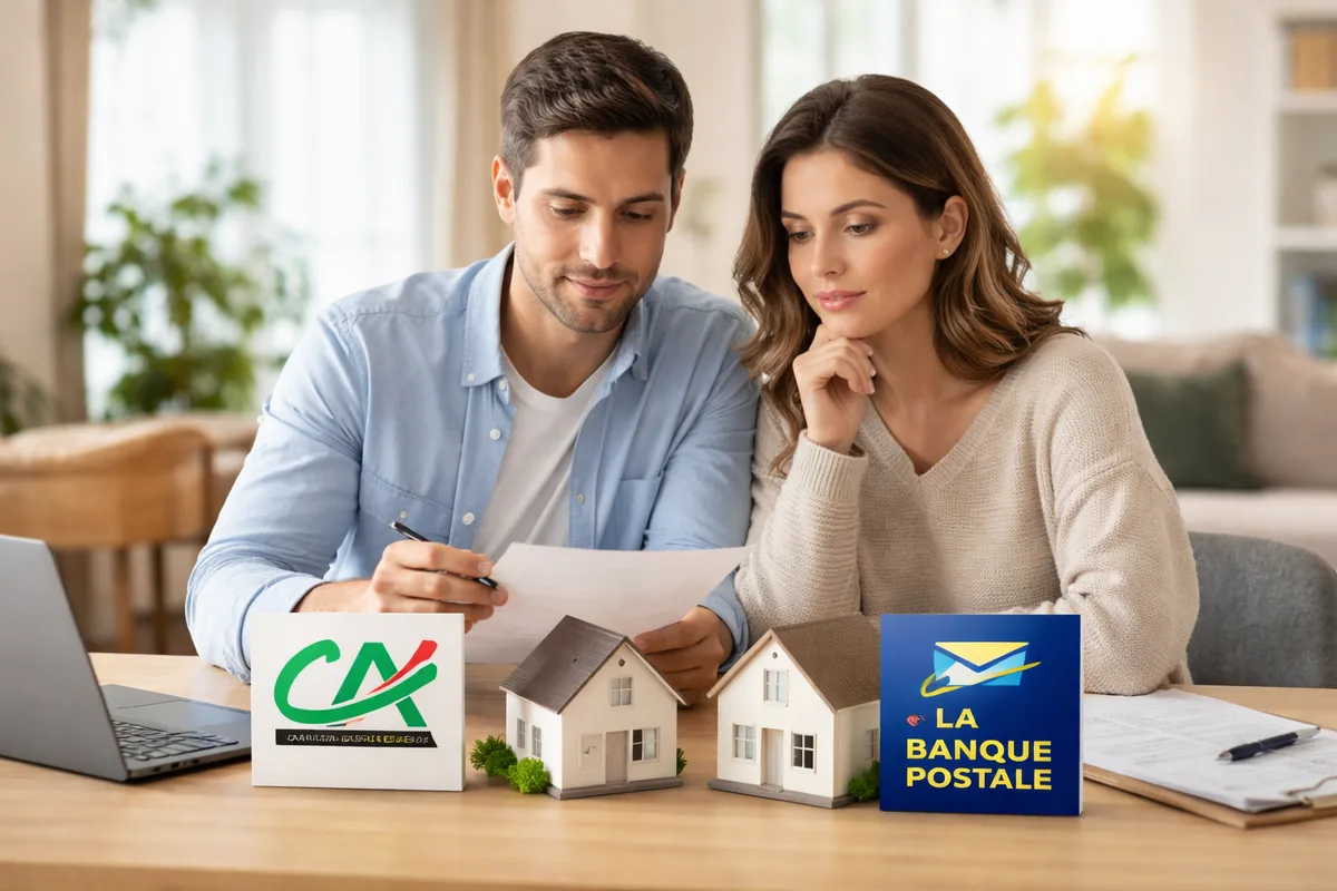 Comment choisir entre le Crédit Agricole et la Banque Postale pour un prêt immobilier