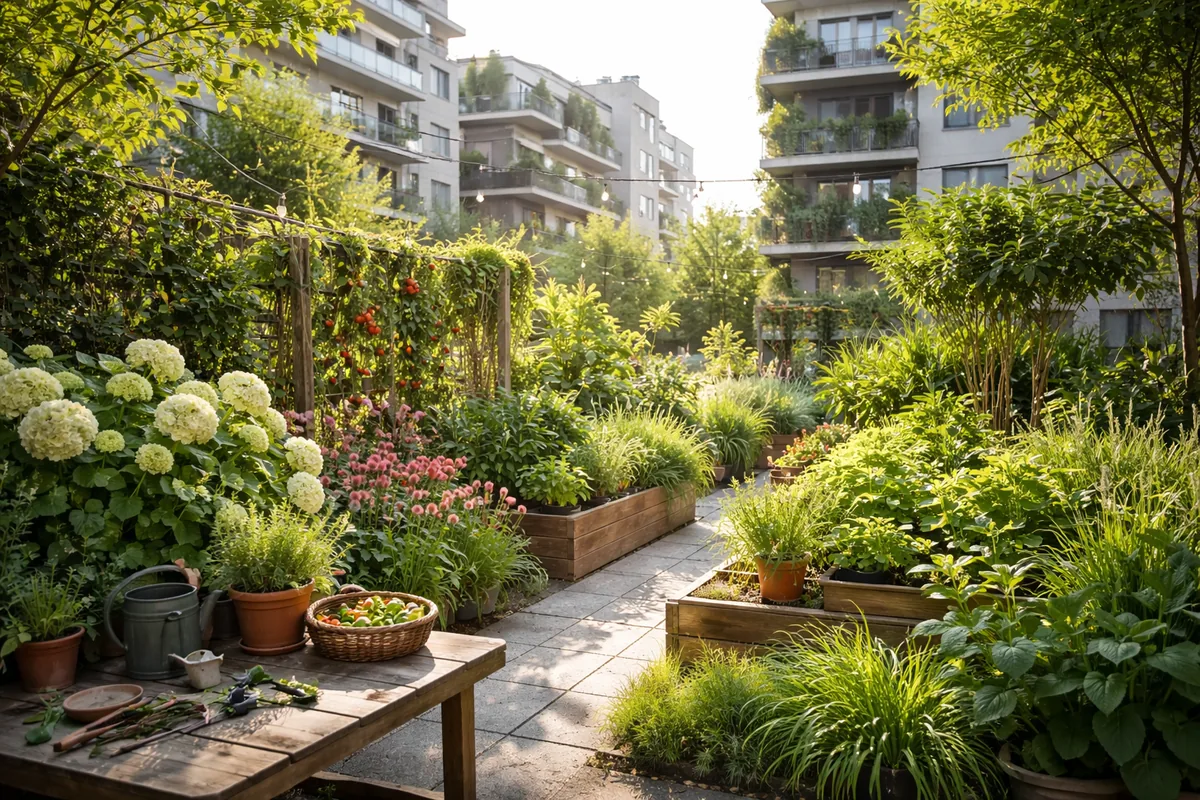 Les stratégies pour un jardin luxuriant en milieu urbain