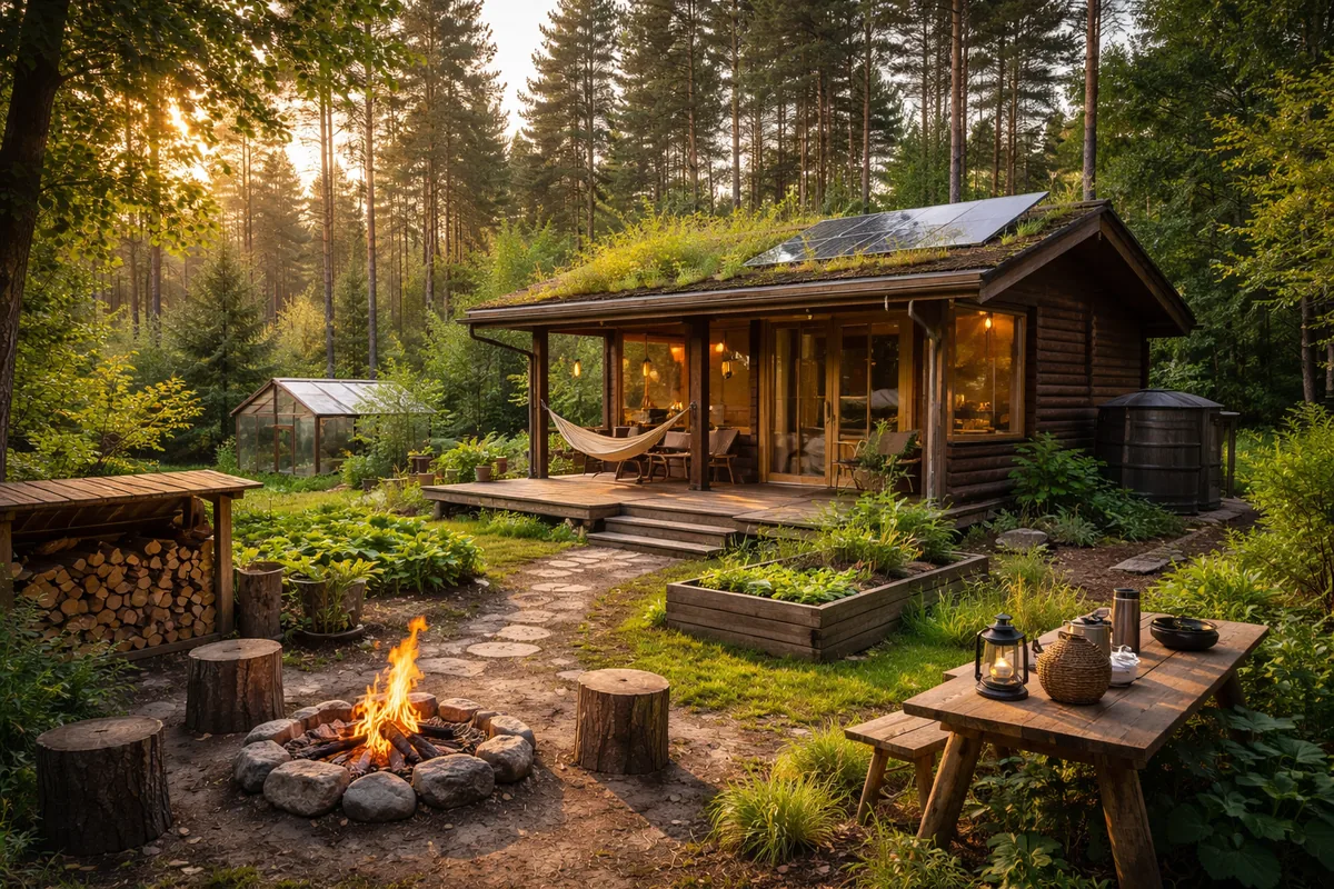 Comment aménager un habitat durable inspiré des principes du bushcraft